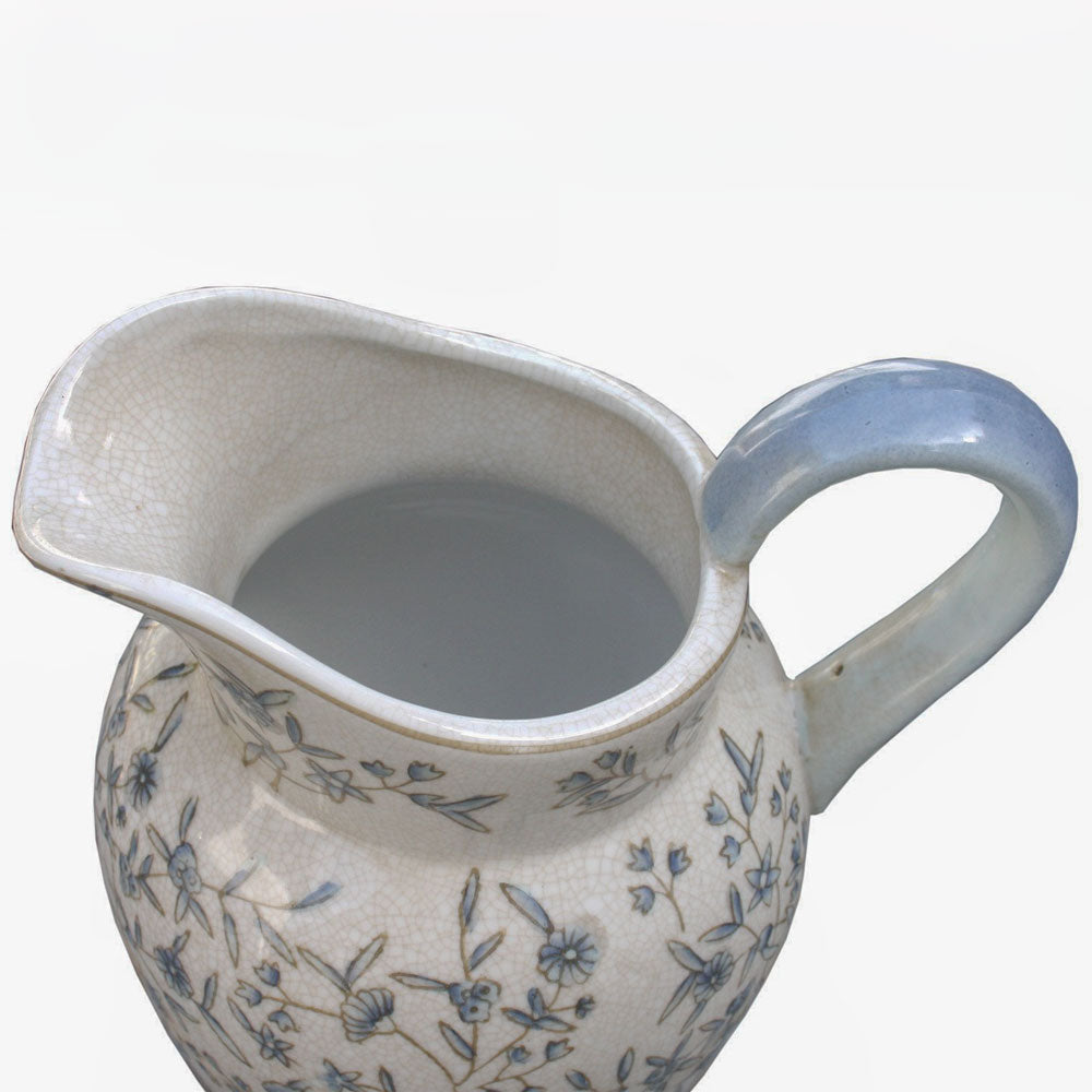 Ditsy Print Jug with crackle ceramic